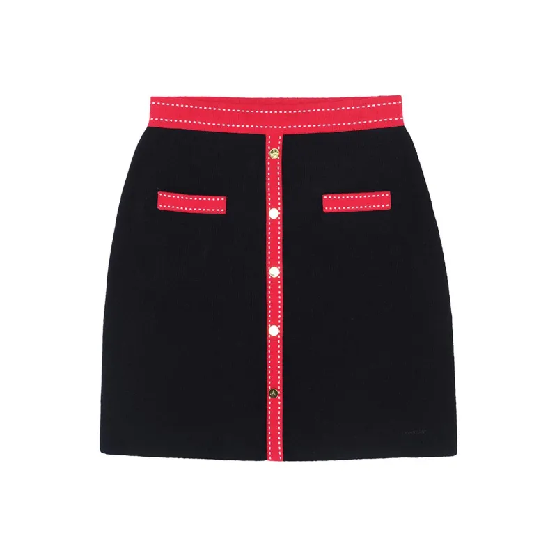 LI NING 1990 Casual Short Skirts Women's Black-0