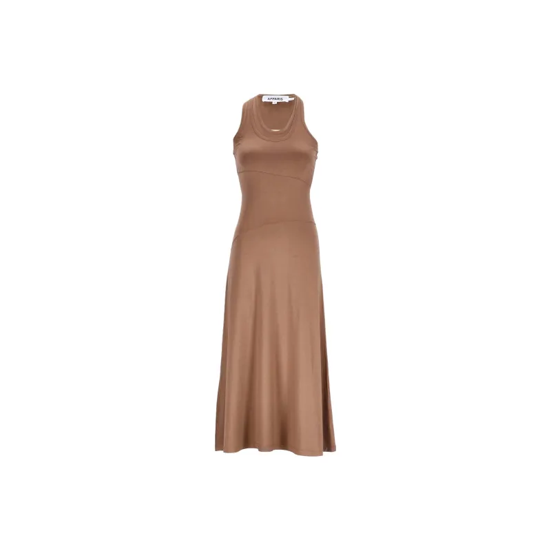 APPARIS Sleeveless Dress Women's Brown-0