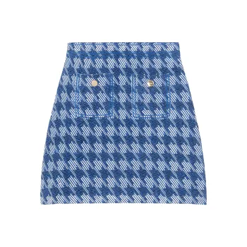 Sandro Casual Short Skirts Women's Blue