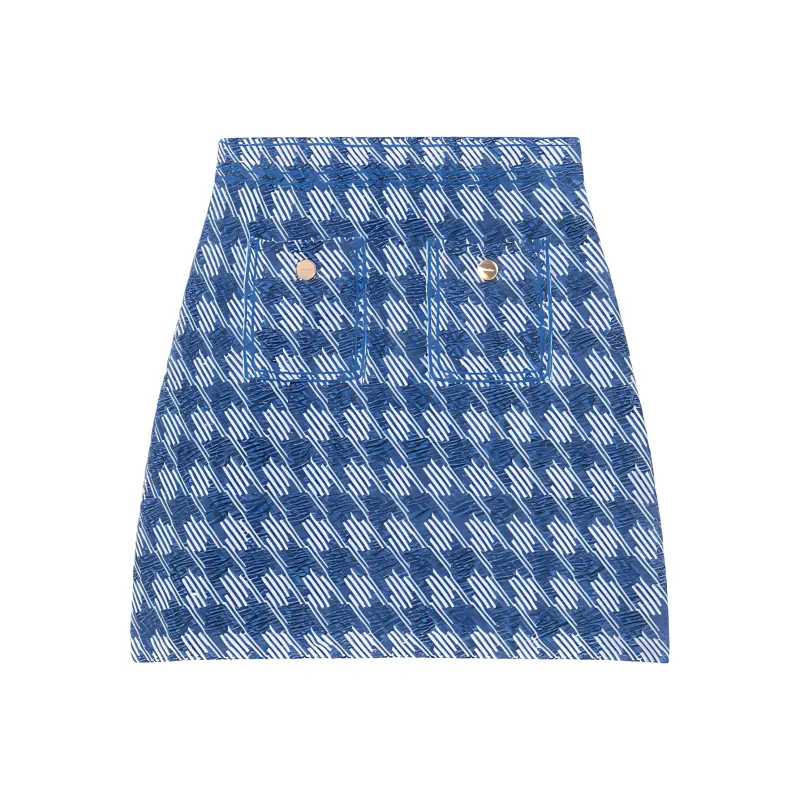 Sandro Casual Short Skirts Women's Blue-0