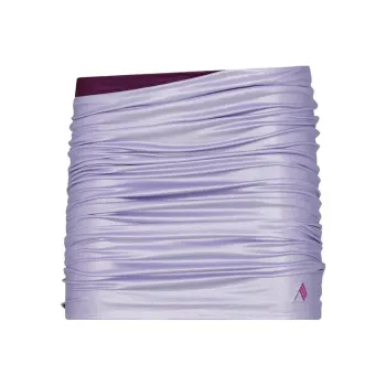 The Attico Metallic High Waist Beach Skirt