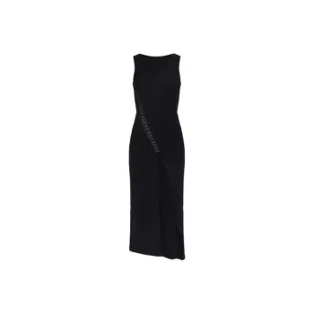 MM6 Maison Margiela Sleeveless Asymmetric Midi Dress