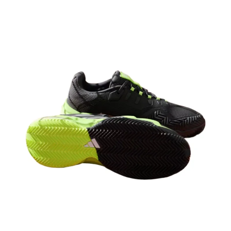 Adidas Barricade 13 Clay Core Black Zero Metalic Lucid Lemon-2