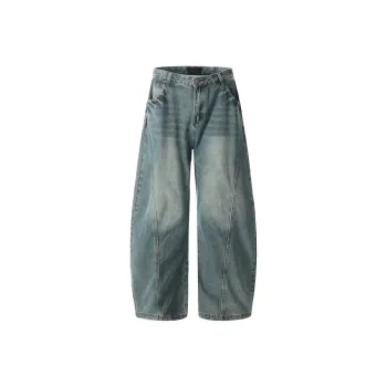 VINMUK Jeans Unisex Vintage Blue