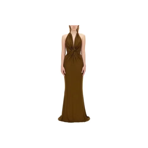 TOM FORD Knitted Stretch Jersey Criss-Cross Evening Dress