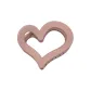 Trumpets Half-Up Hair Heart Claw Clip (Pink)