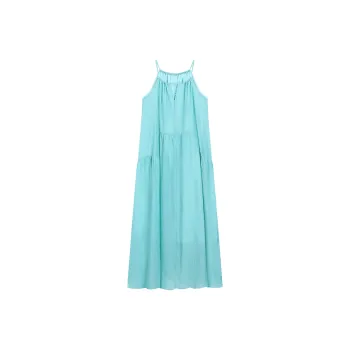 ARIADNAW STUDIO Slip Dresses Women's Cyan