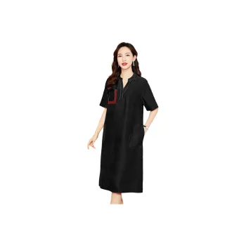 Yi Mengyuan Silk Short Sleeved Dress Women's