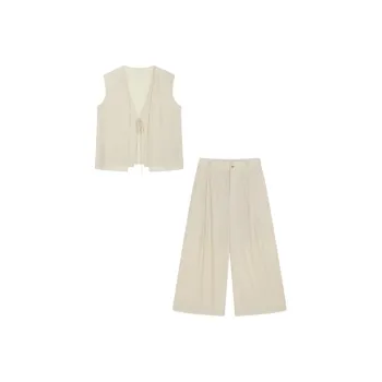 IHIMI Casual Suit Women's Light Khaki