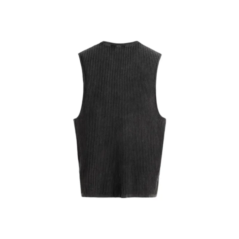 ZARA Tank Tops Men Coal Gray-1