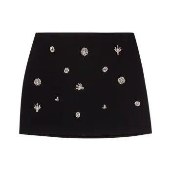 Maje Diamanté effect Skort