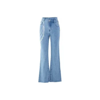 MASFER.SU Jeans Women's Light Blue