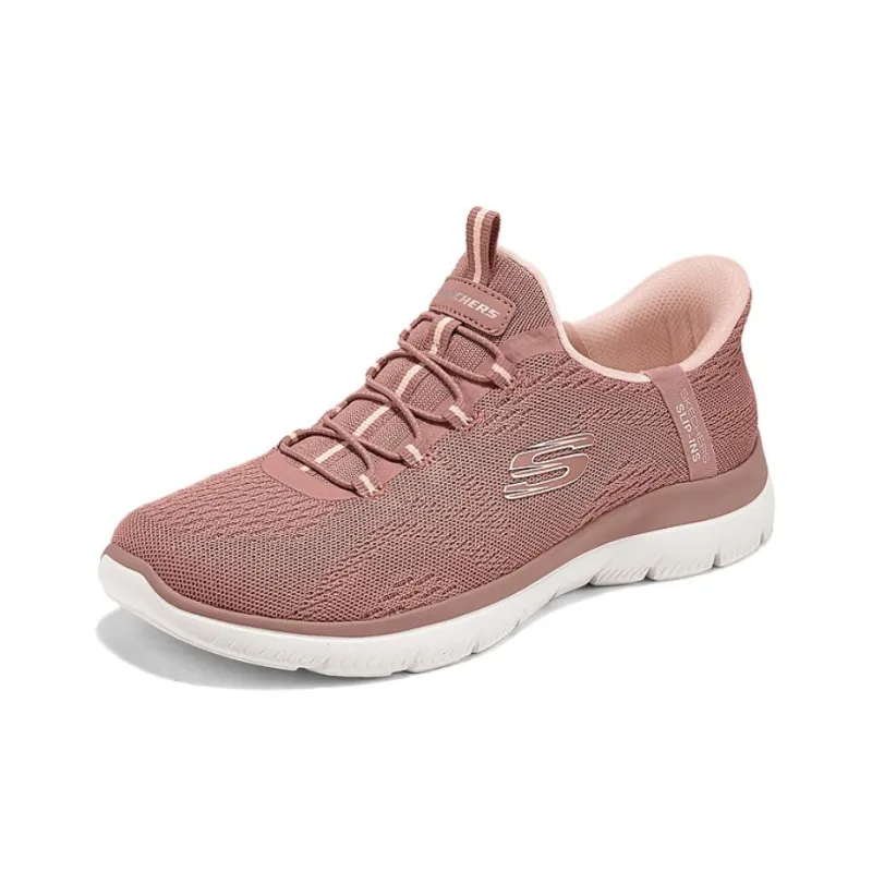 Skechers SPORT WOMENS Anti Slip Wear Resistant Low Top Casual Shoes Women's Reddish Umber-2