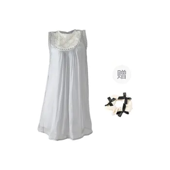 CPAURA Sleeveless Dress Women's Luminous Blue