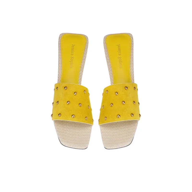 JESSICA SOPHIA Rubber Sole Odor Resistant Slide Slippers Women's-6