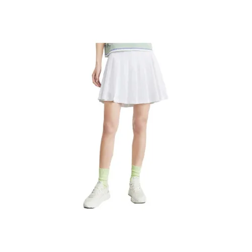 Sesame Street X ANTA X SESAME STREET/Sesame Street Co branded Casual Short Skirts Women's Snowflake White