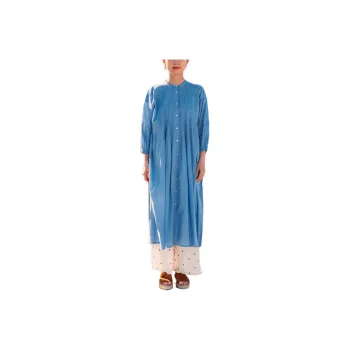 FREAK'S STORE Long Sleeved Dress Women's Turkey Stone Blue Green