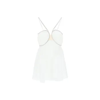 Self portrait Crystal embellished Cut out Minidress