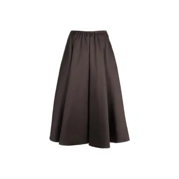 Valentino High Waist Pleated Midi Skirt