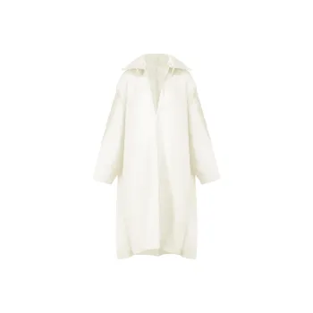 ISSEY MIYAKE Long Sleeved Dress Women's White