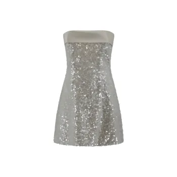 PHILOSOPHY DI LORENZO SERAFINI Paillettes Sheath Mini Dress
