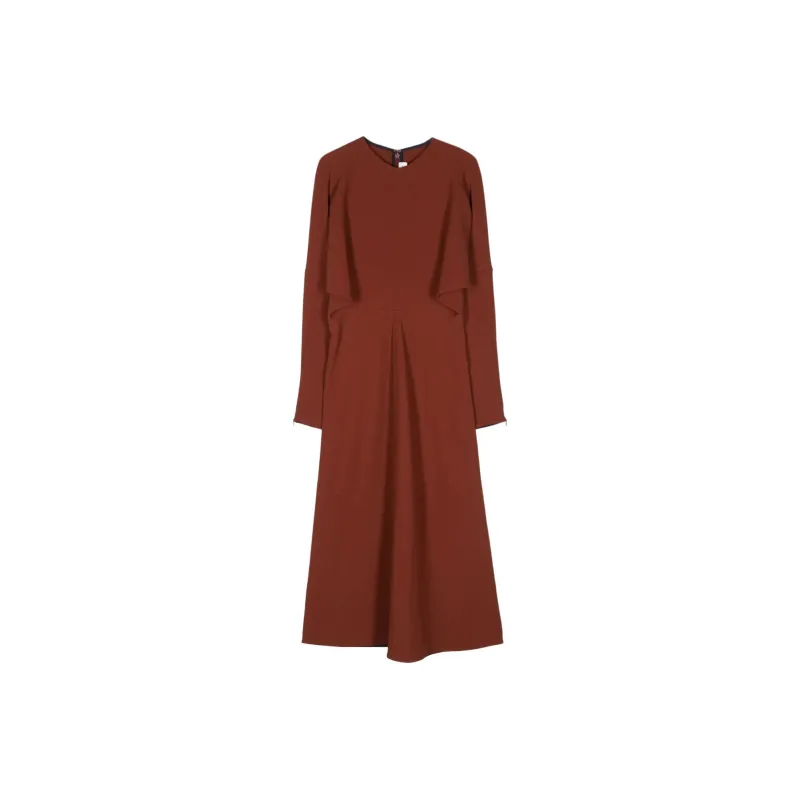 Victoria Beckham Dolman Cady Midi Dress-0