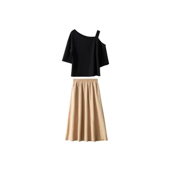 Wbwq Two Piece Skirt Sets Women's