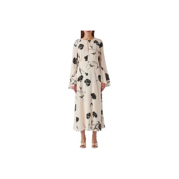 Twinset Floral-print Crepe Maxi Dress