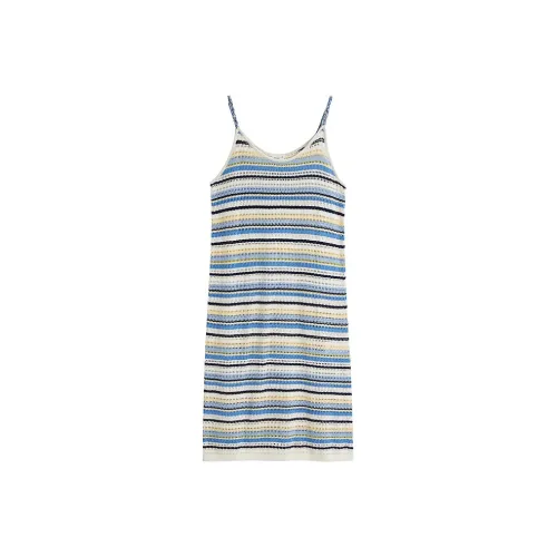Inman Slip Dresses Women's Rainbow Blue