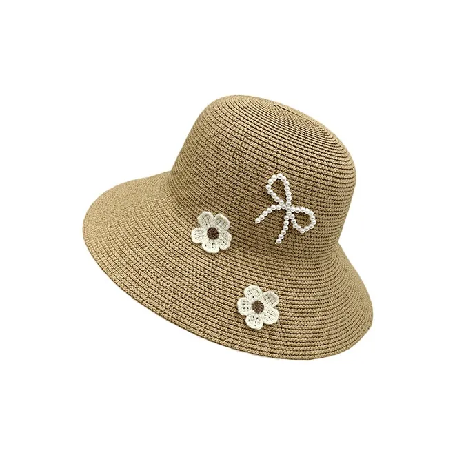 JKEM Paper Reed Sun Protection Hats Women's-2