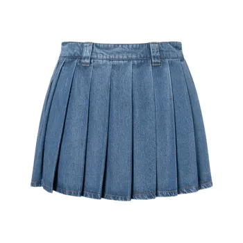 MIU MIU Low Rise Pleated Skirt