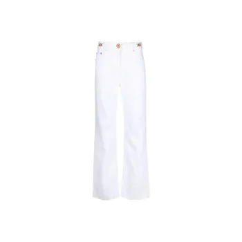 VERSACE SS24 Jeans Women's White