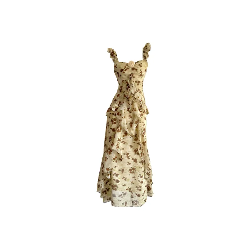 ONE PASS STUDIO Sleeveless Dress Women's California Sunshine-0