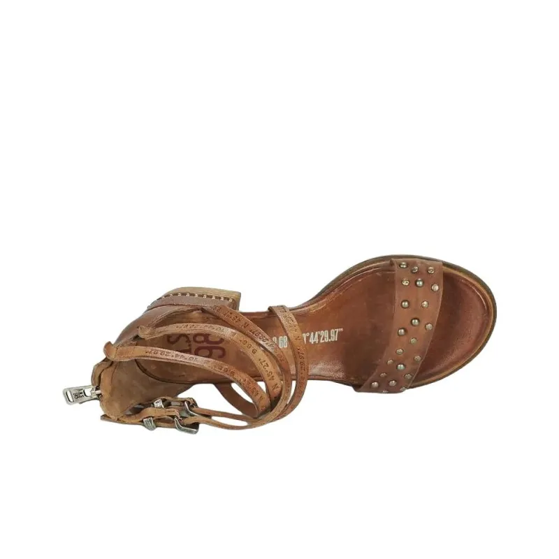 AirStep MORAINE One Strap Sandals 5cm Women's Brown-5