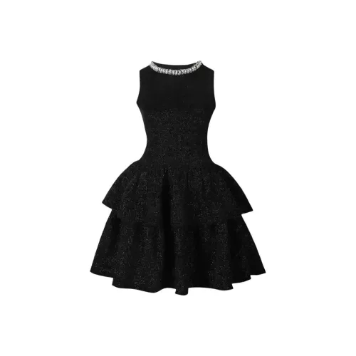 LEMON FAIRY Sleeveless Dress Women's Black