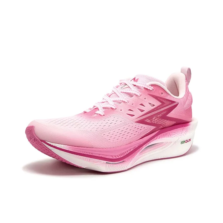 361° Flame 3 ET Cushioning Abrasion Resistant Breathable Slip Resistant Low Top Running Shoes Unisex Bubble Gum Pink-1
