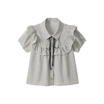 Mu Xiao Xin Puff Sleeve T Shirt Women's