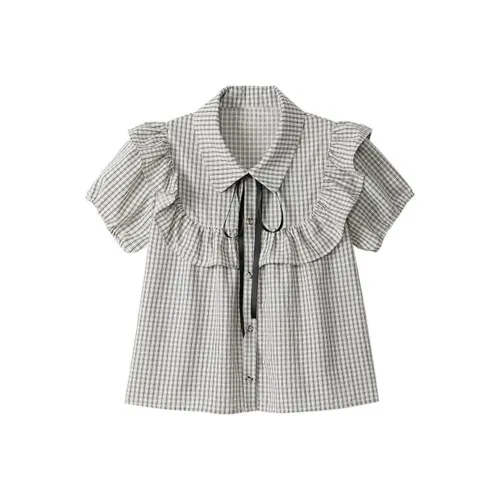 Mu Xiao Xin Puff Sleeve T Shirt Women's