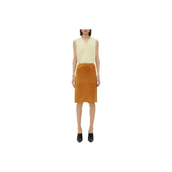 Bottega Veneta Elasticated Waistband Midi Skirt