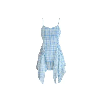 Udon House Slip Dress Women's Blue