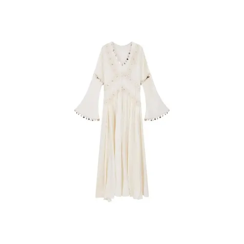 Local Gal Long Sleeved Dress Women's Ecru