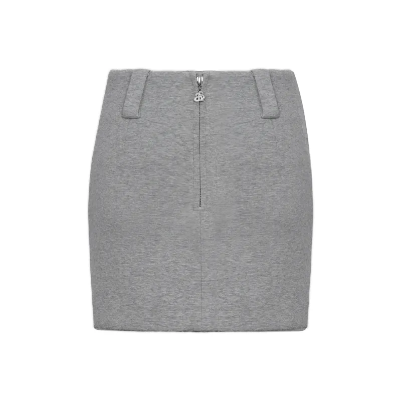 ANN ANDELMAN Casual Short Skirts Women's Gray-0