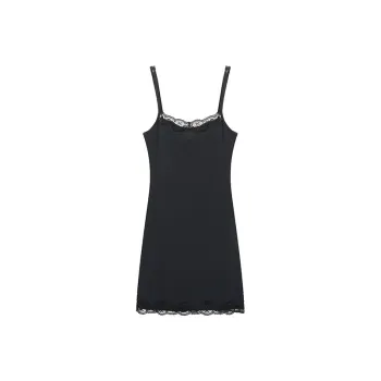 AHDO Slip Dresses Women's Black
