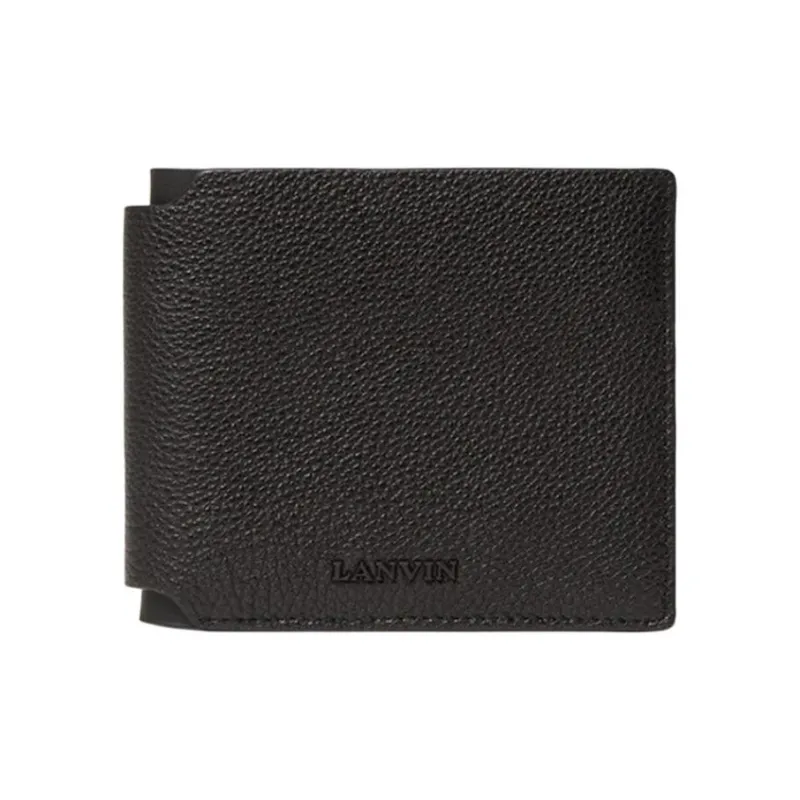 Lanvin Calfskin Wallet Men's Black-0