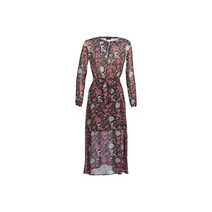 IKKS PARIS Long Sleeved Dress Women's Red-0