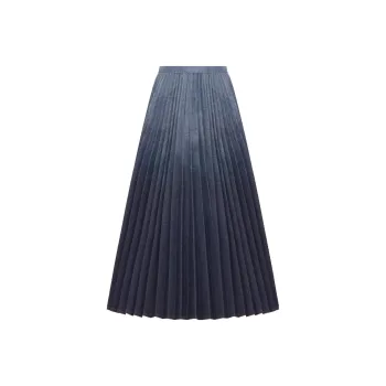 DIOR Casual Long Skirts Women's Blue