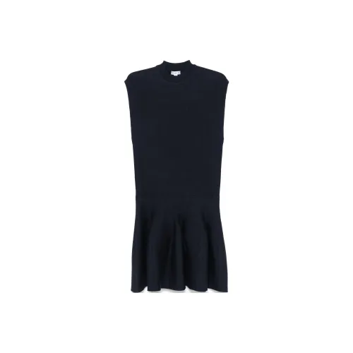 Alaia Sculptural Godet Knit Cap Sleeve Dress