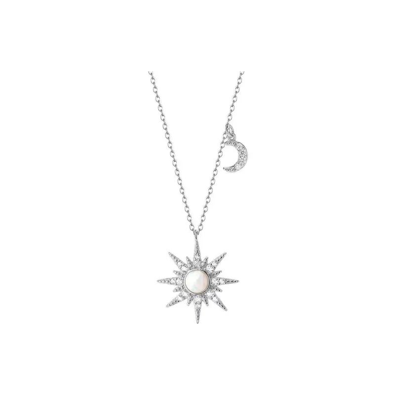 Hi There S925 Silver Necklaces Women's-3