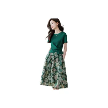 Still quiet Two Piece Skirt Sets Women's