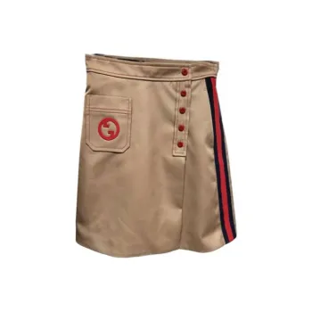 GUCCI Casual Short Skirts Women's Brown